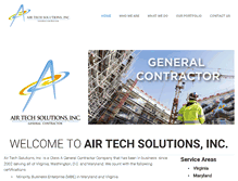 Tablet Screenshot of airtechsolutionsinc.com
